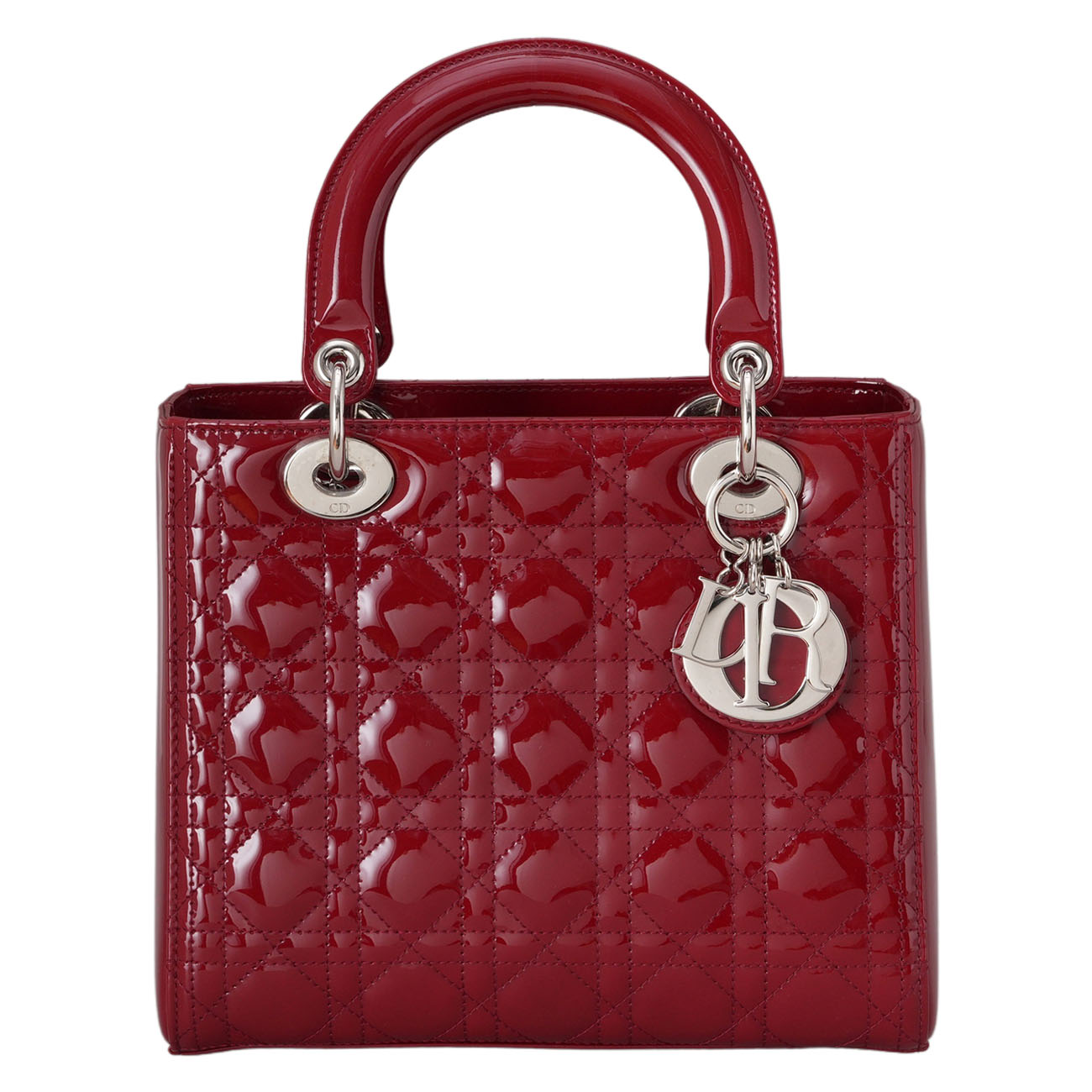 CHRISTIAN DIOR(USED)크리스찬디올 페이던트 레이디디올 미듐